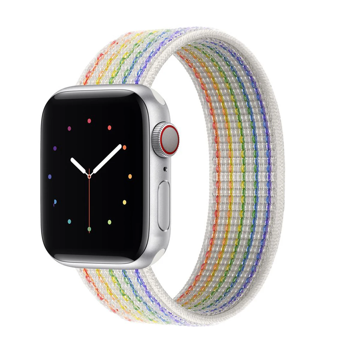 

Nylon Loop Strap For Apple Watch band 44mm 40mm 42mm 38mm Smartwatch Belt correa belt Bracelet iWatch Series 4 5 SE 6 Watchband