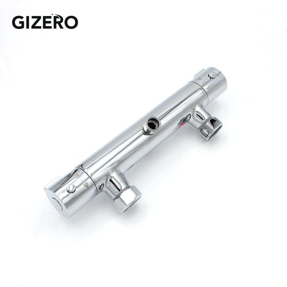 new arrival high quality bathroom thermostatic mixer valve shower faucet inelligent bathtub mixer valvola termostatica zr960 free global shipping