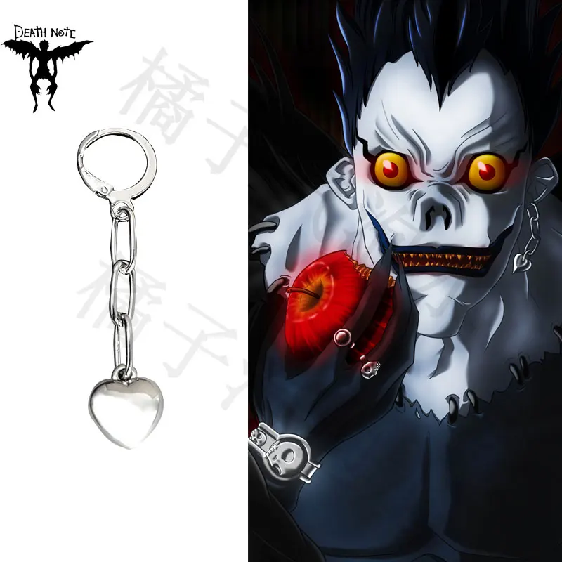 Anime DEATH NOTE Ryuk Earring Jewelry Ear Hook Ear Clip Props Decor Cosplay Zinc Alloy Love Pendant Accessories Christmas Gift