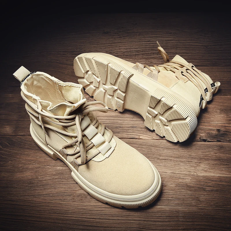 Осень-зима мужские Ботинки Martin в стиле ретро для мужчин Zapatos Erkek Bot повседневная