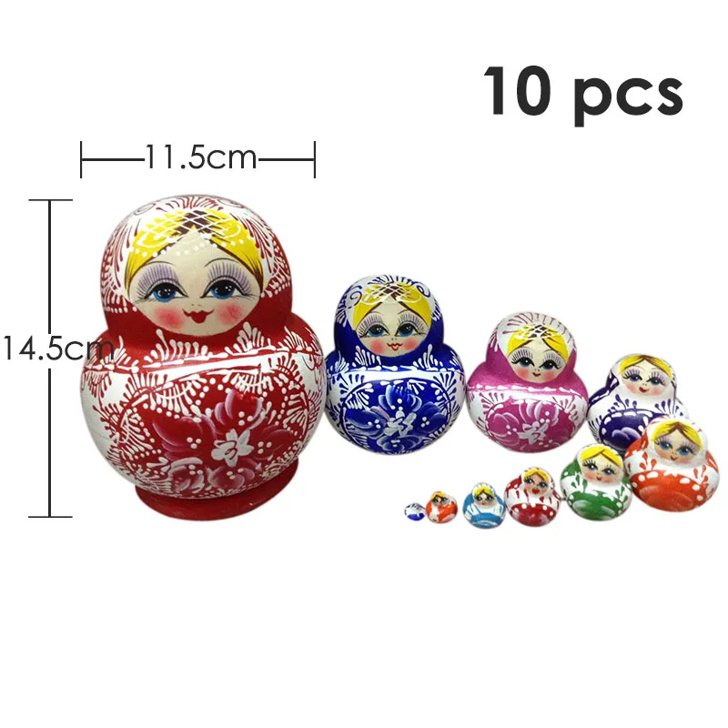 27 стилей, деревянные Matryoshka для мальчиков и девочек, куклы, игрушки, русские Матрешки, лучшие пожелания, подарок на Рождество и год, ручная работа - Цвет: 20
