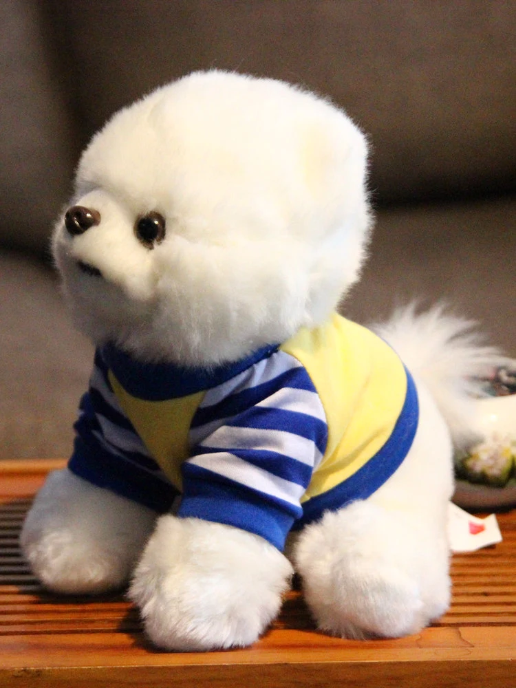 Online Peluche De Imitación Con Forma De Perro Para Niños, Muñeco De Peluche Con Diseño De Perro, Almohada Educativa De Peluche, Modelo DF50FZ