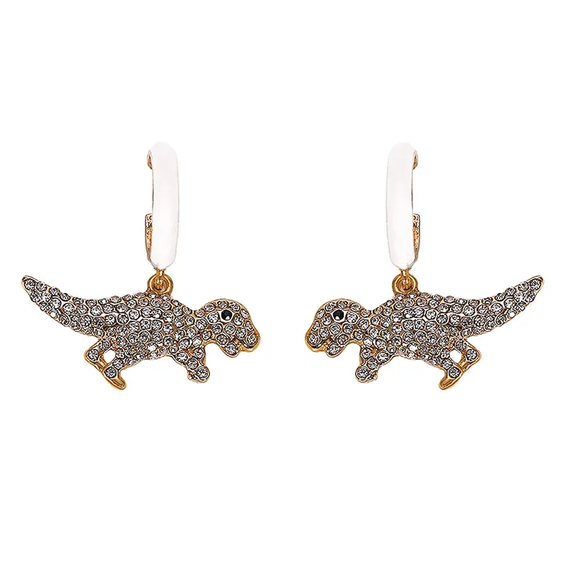 Dvacaman, металлические модные серьги обруча в виде животных, Boho, много цветов, злой глаз/лимонный кристалл, массивные серьги для женщин, подарок, макси ювелирные изделия - Окраска металла: 27