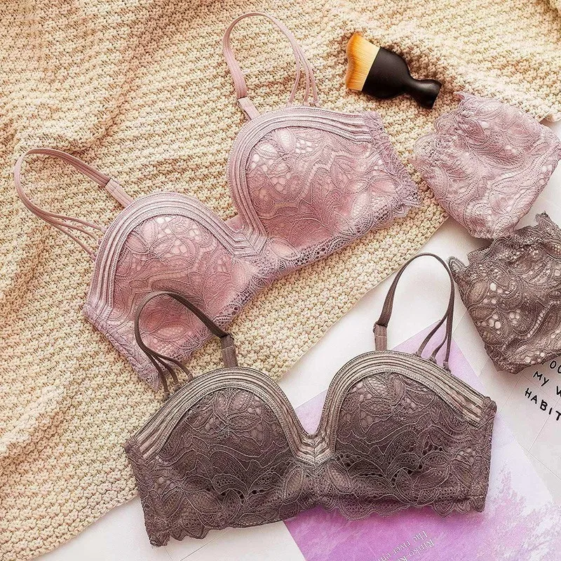 Женское нижнее белье без косточек wateheart модное сексуальное с кружевной отделкой