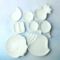 ceramic heart shape color palette watercolor painting dish water powder dish chinese painting white porcelain color palette