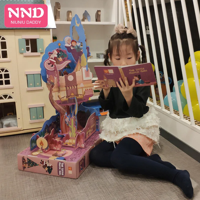 Niuniu Daddy Genuine Large 3D Puzzles Enlightenment English Story Picture Book To Develop Baby Hand Two Styles For Children Gift | Игрушки и