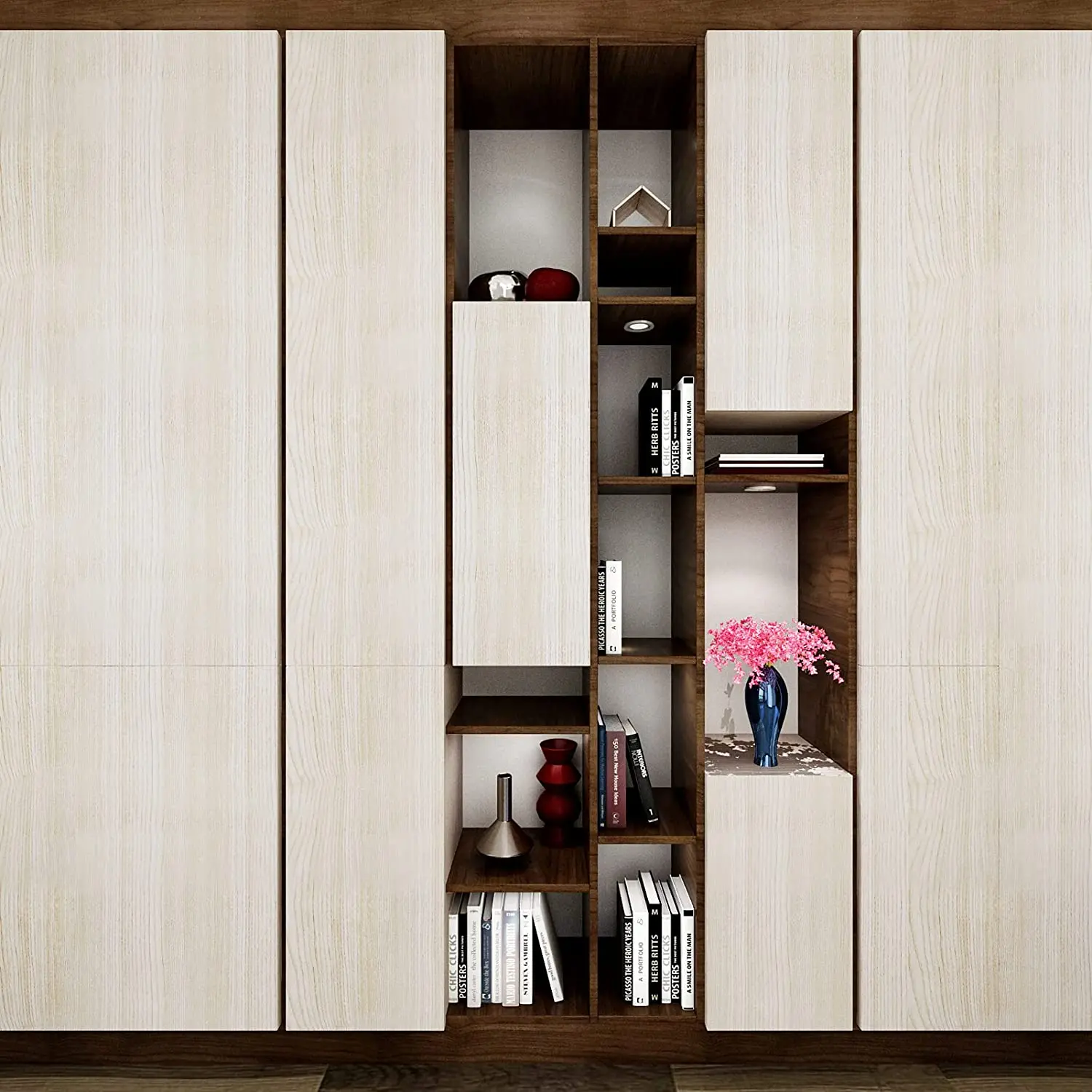 

Self adhesive detachable table top furniture decoration wardrobe computer desk contact paper