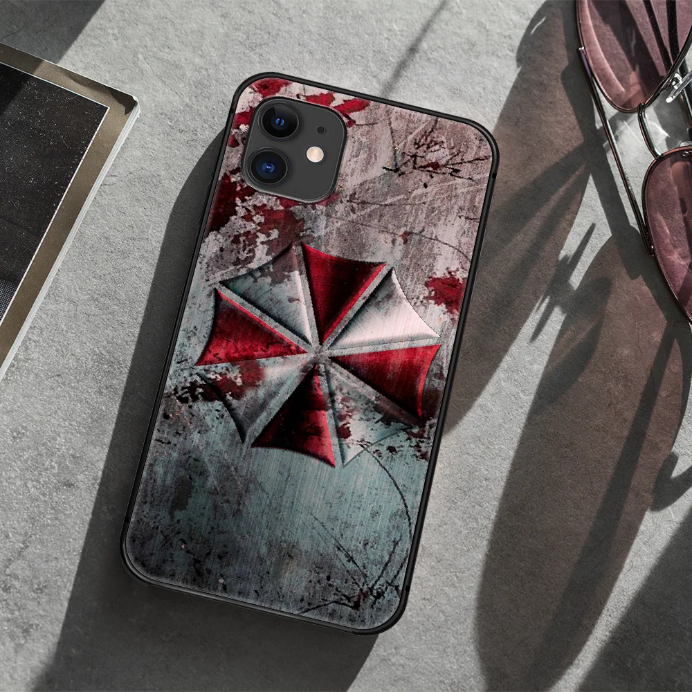 

Umbrella Corporation Phone Case Cover Hull For iphone 5 5s se 2020 6 6s 7 8 12 mini plus X XS XR 11 PRO MAX black Hoesjes Pretty