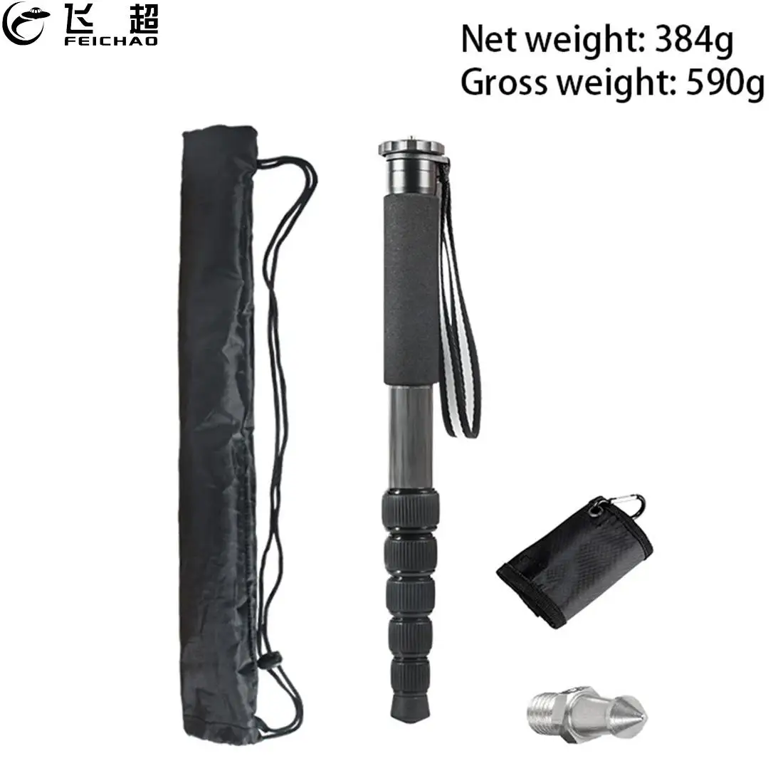 Feichao профессиональный монопод из углеродного волокна легкий держатель видео