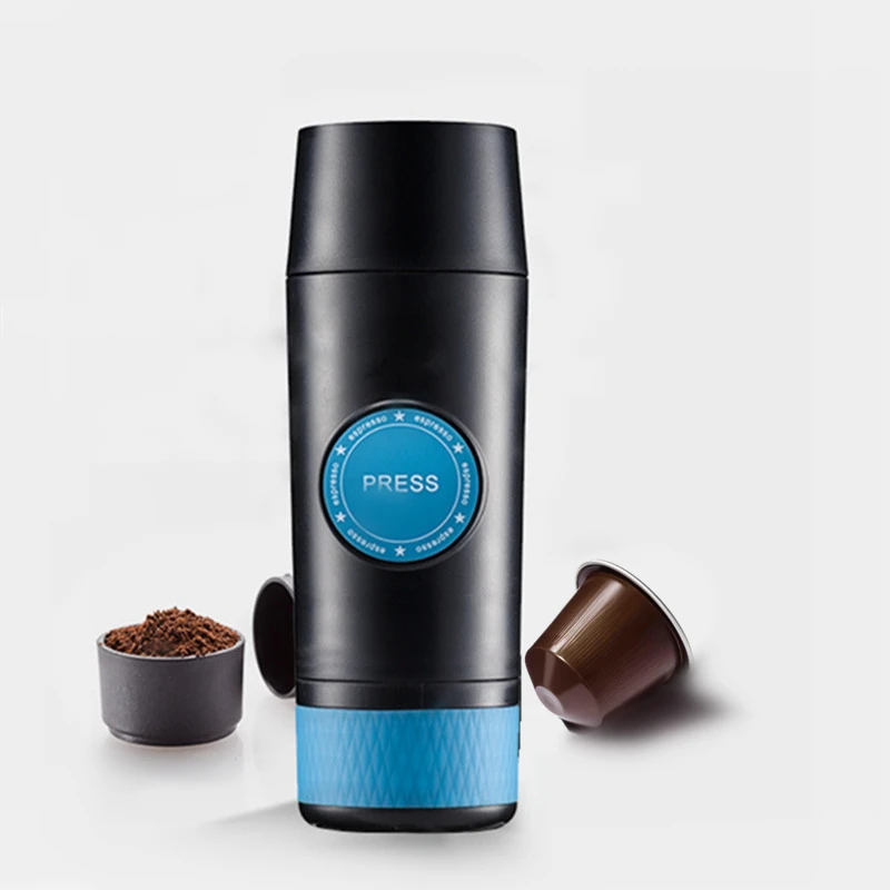 18Bar заряжаемый мини эспрессо Кофе чайник Портативный Электрический капсулы для