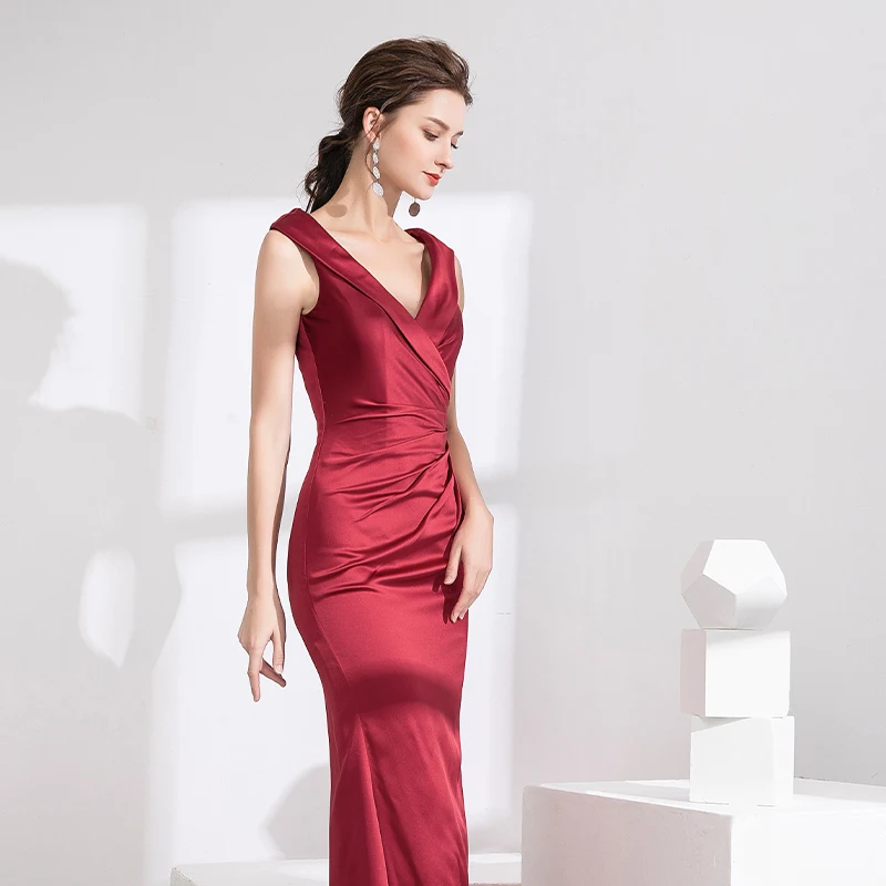 2020 new Red Party dress, party dress, evening dress, hostess dress от AliExpress WW