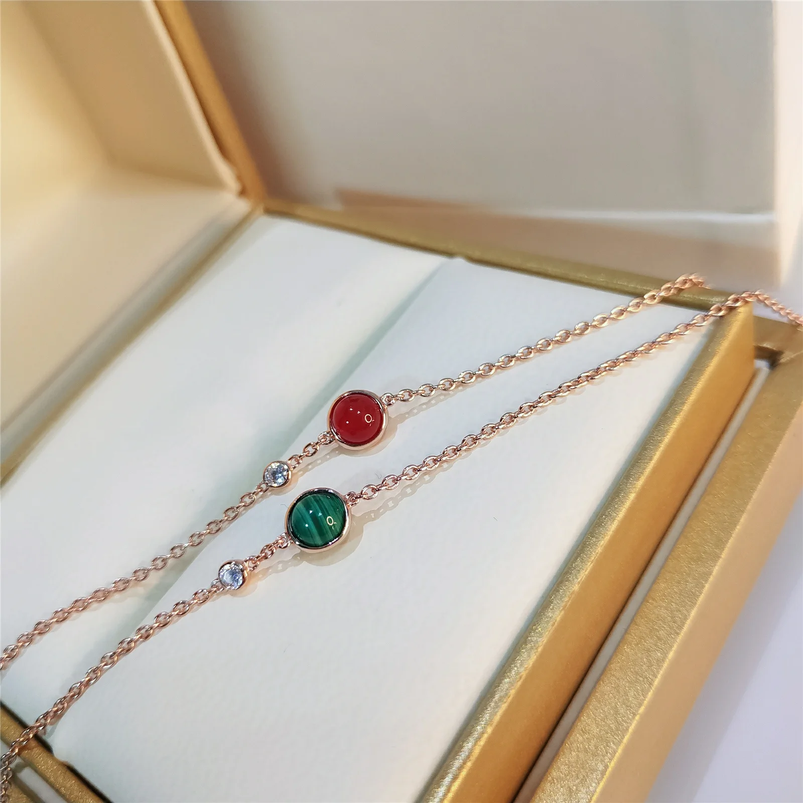 

2021 брендовый браслет из Малахита, бирюзы, Красного халцедона, серебряного цвета, цвета розового золота, Женская Роскошная бижутерия, дизайн...