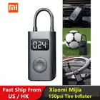 Портативный Электрический насос Xiaomi Mijia, умный цифровой датчик давления в шинах для велосипедов, мотоциклов, автомобилей, футбольных мячей, скутеров M365