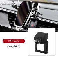 gps adjustable gravity car styling phone holder air vent mount mobile phone stand holder for toyota camry 2018 2019