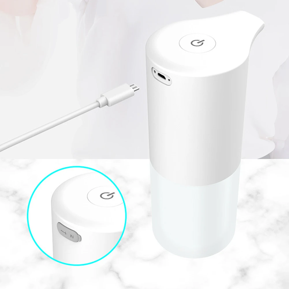 

Automatic Soap Dispenser USB Charging Infrared Induction Sensor Hand Washer Touchless Foam Bathroom Accessories