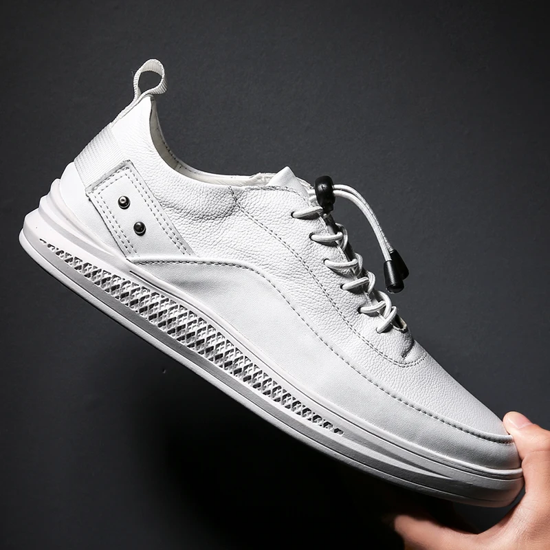 

Casual Shoes For Men Casual Male Shoe Men's Leather Shoes Man 2020 New Men Breathable Fashion Sports Black Mens Sneakers