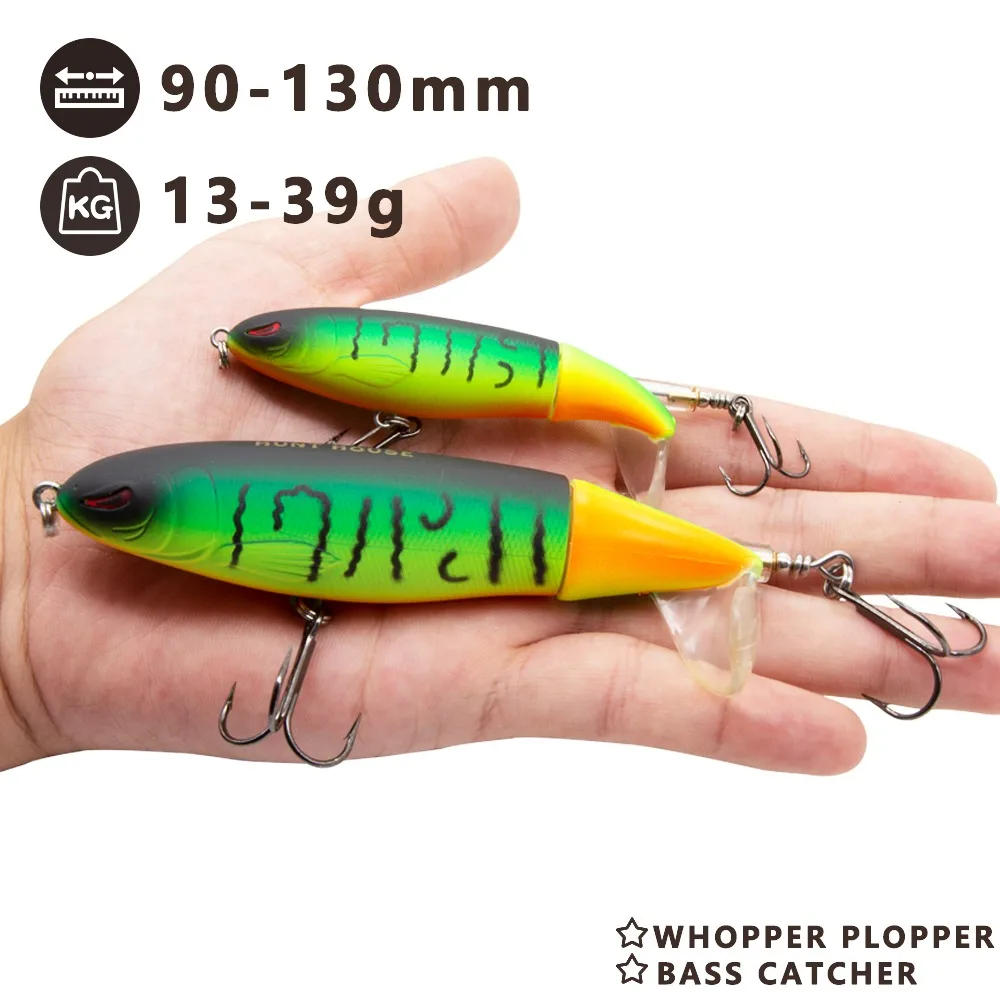 Hunthouse Whopper Plopper карандаш верхняя вода искусственная приманка для рыбы W113 | Спорт и