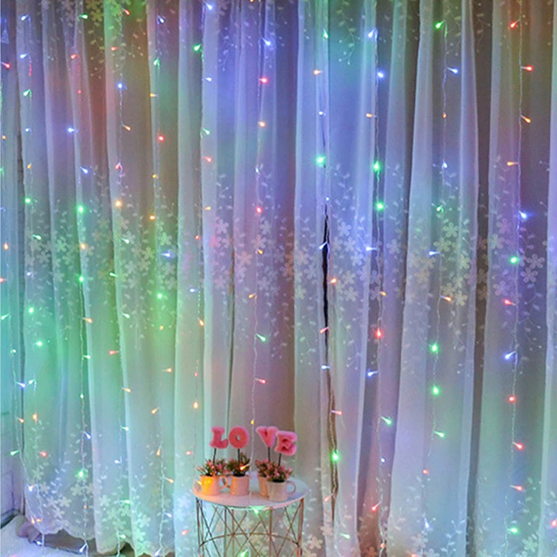 3x3 м водонепроницаемые новогодние огни рождественские украшения для дома