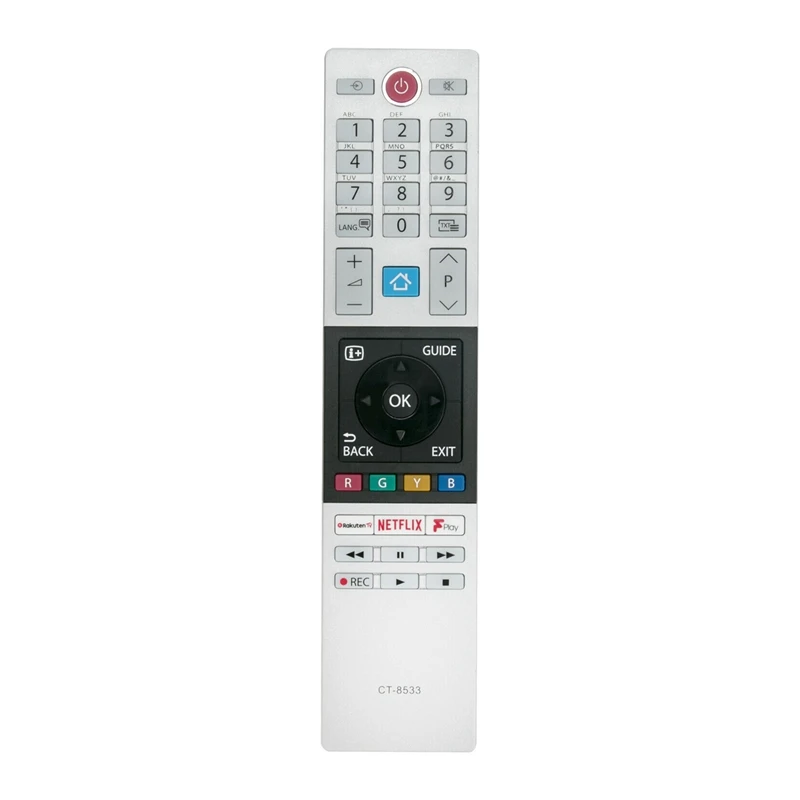 

New CT-8533 Replacement for TOSHIBA 2018/2019 TV Models with Netflix Fplay Remote Control 2863DB 3862DB 3863DB 3863DB