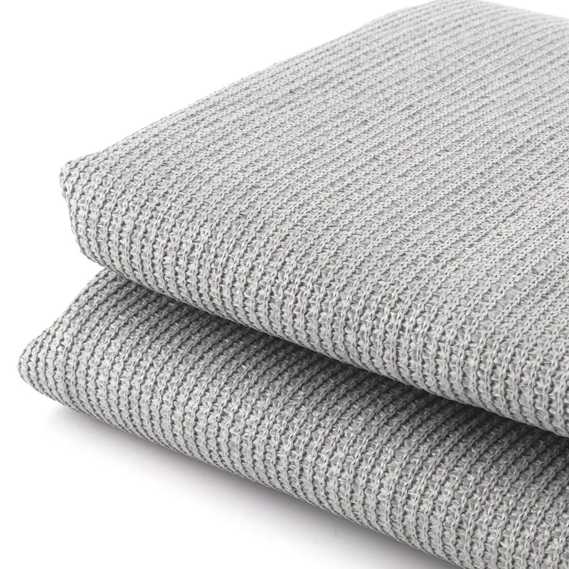 Серая сетка для конфиденциальности на балконе из ПЭНД защитная забора защита от