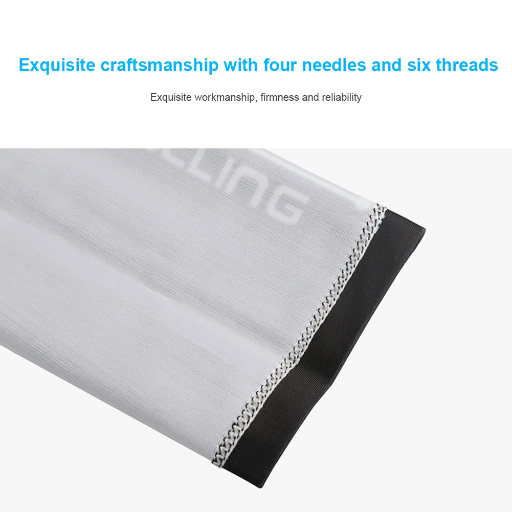 1 Double Arm Sleeve Bicycle Uv Protection Ice Silk Breathable Outdoor Sports Super Toughness Not Easy to Fall off | Спорт и