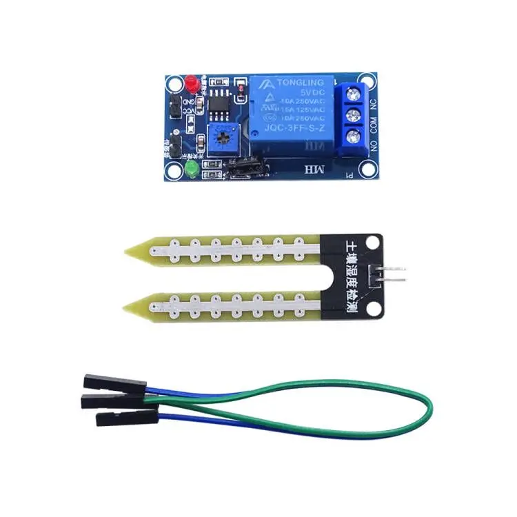 Релейный модуль контроля влажности почвы автоматический начальный