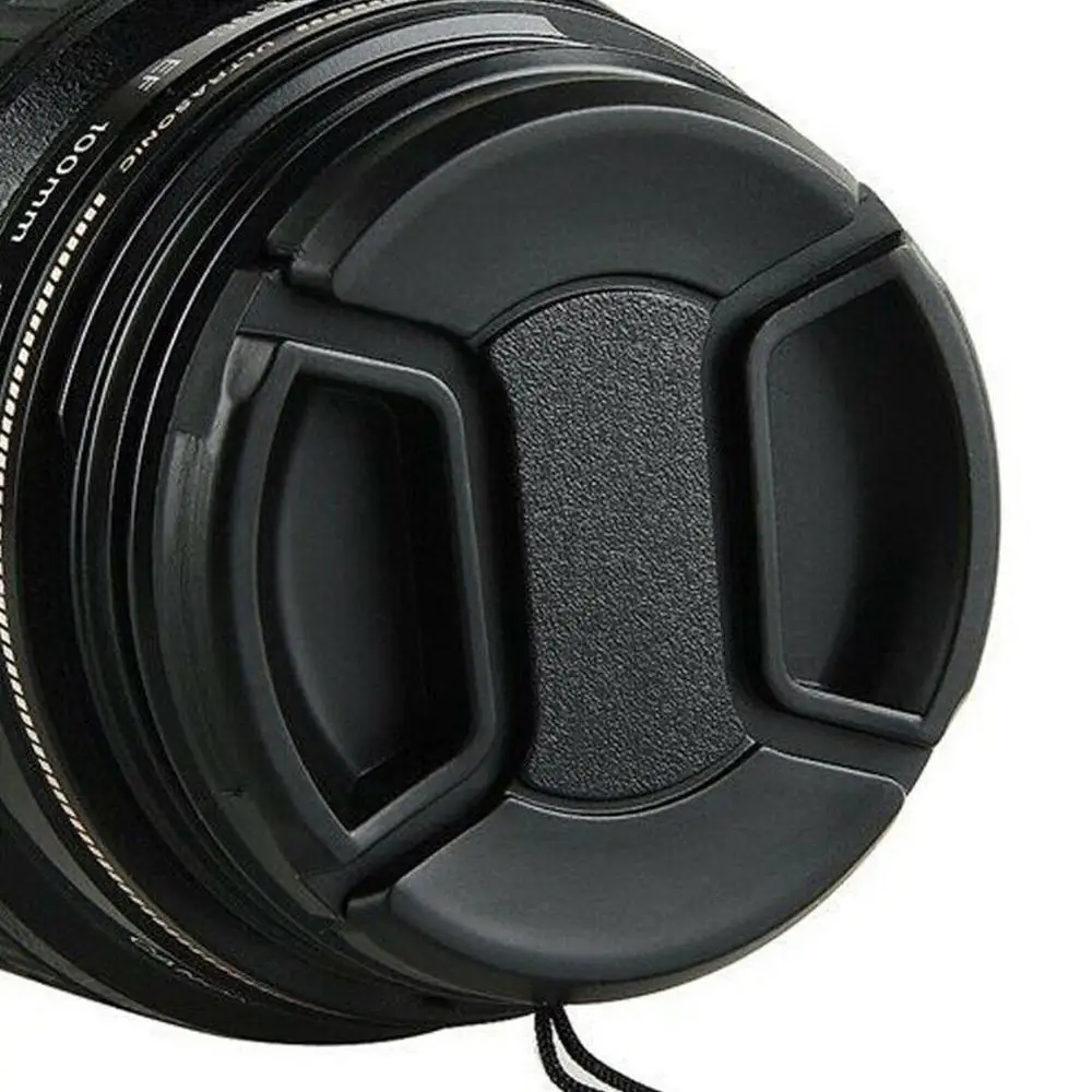 

58mm Front Len Cap with string Snap-on Lens Cap Hood For Canon For Tamron For Sigma For Nikon For Tokina Cover E5L3