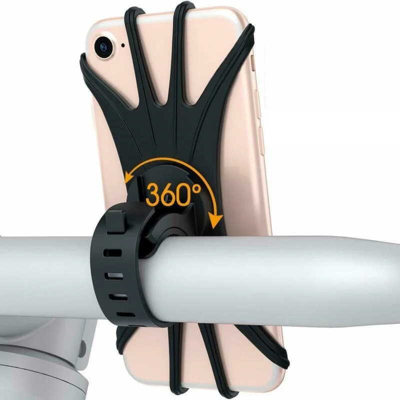 

Universal Silicone Bicycle GPS Phone Holder Bike Handlebar Mobile Phone Holder Stand Bracket for Iphone Samsung GPS Mount