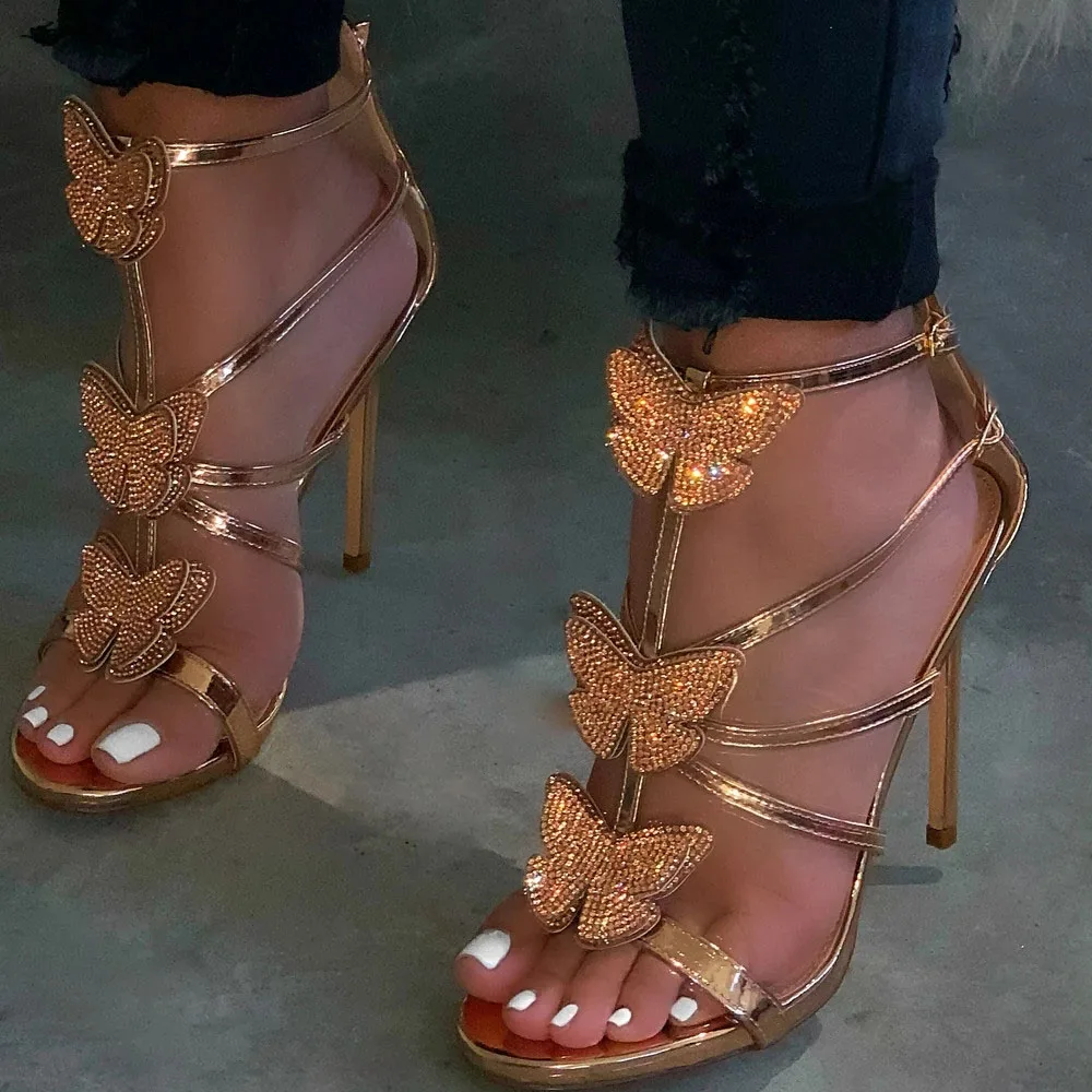Блестящие женские босоножки с блестками Модель 2020 года Сезон лето Пляжная обувь