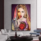 Известный персонаж Madonna холст Картины модульный певица абстрактные Плакаты и принты настенные картины для Гостиная домашний декор