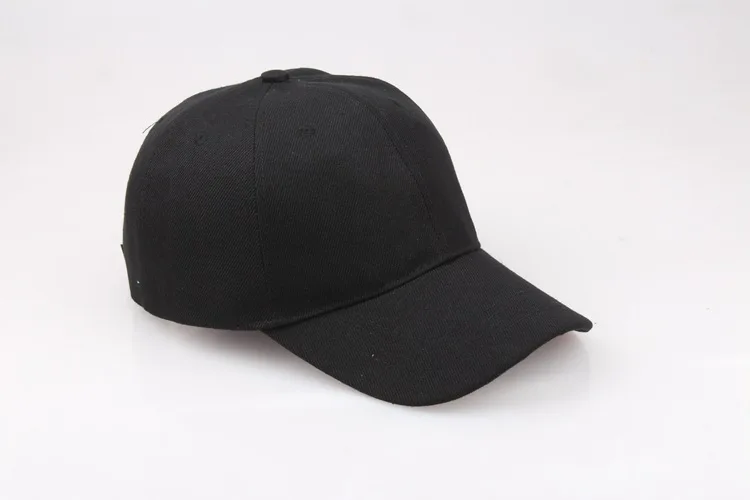 

1PC black Women Men Unisex Baseball Cap Hat Canvas Printing Embroidery Cap Baseball Cap