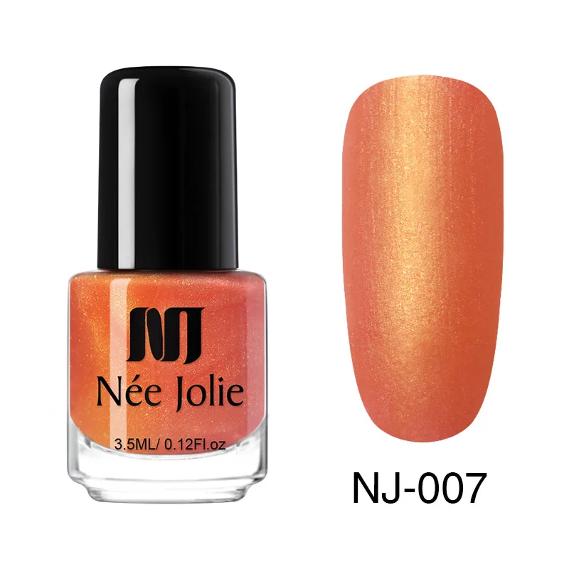 3.5ml Matte 07 Лак для ногтей NEE JOLIE, кофейный, серый, красный, серия Nail Varnich, чистый цвет, лак для ногтей, лак, украшение, 3,5 мл - Цвет: 3.5ml Matte 07