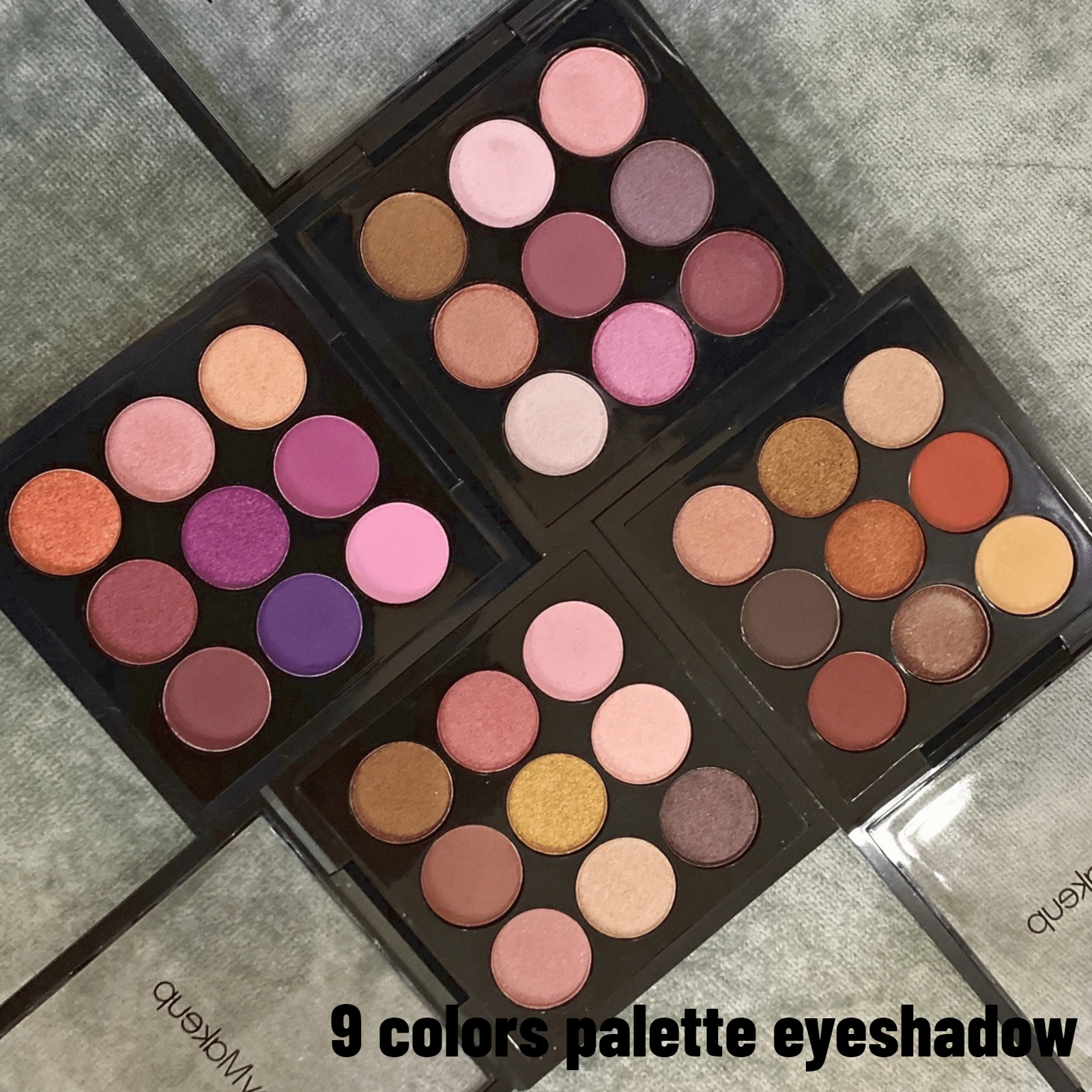 Фиолетовая серия 9 цветов матовая палитра теней для век легкий цвет долговечный
