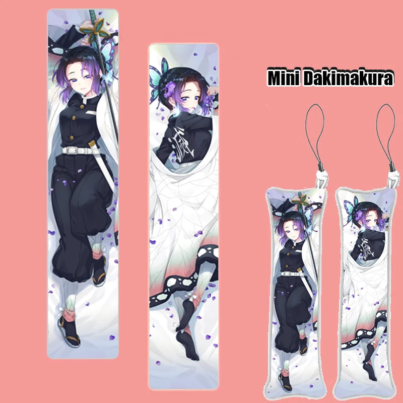 Kawaii демон убийца Kimetsu без Yaiba аниме брелок для маскарада Мини Подушка Dakimakura Кулоны