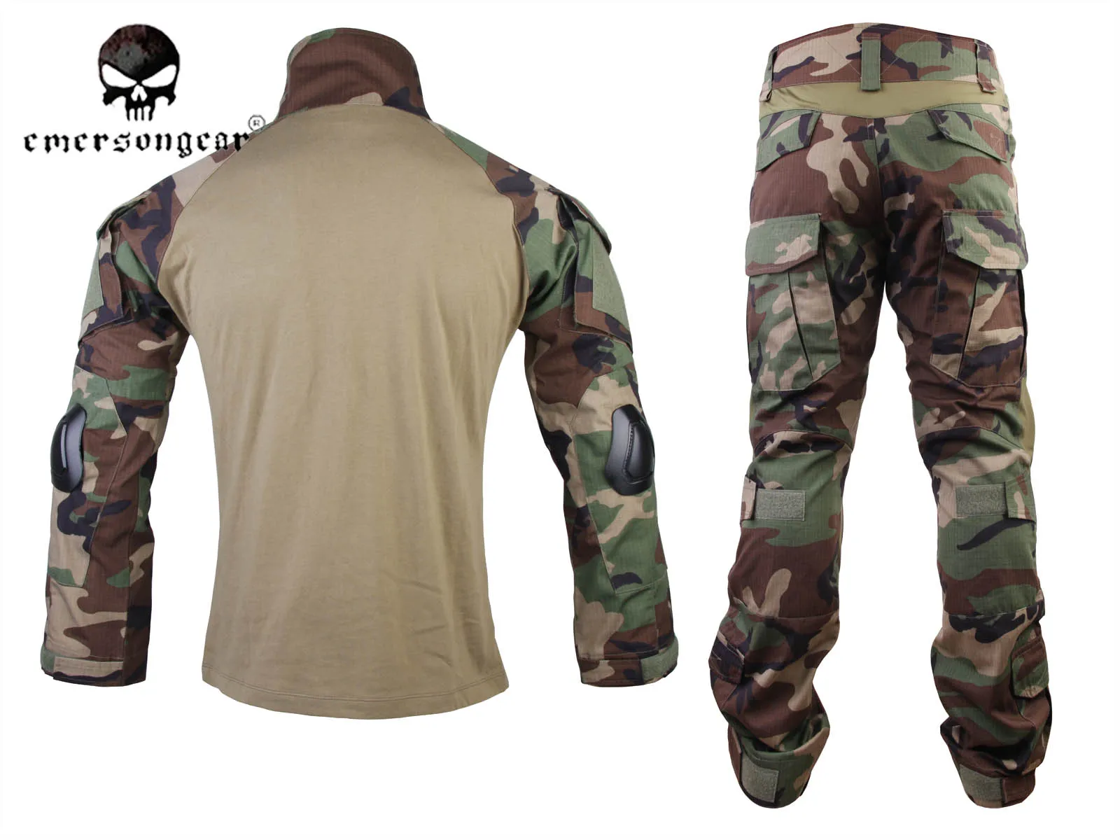EMERSON боевая рубашка Gen2 брюки Тактическая Военная форма bdu для леса EM6974 | Спорт и