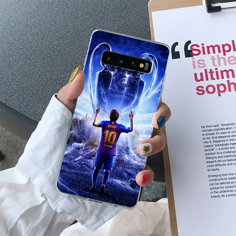 

The King Messis Phone Case For Samsung S10 S10e S8 S9 Plus S7 Edge Note10 9 8 Soft Transparent TPU Cove