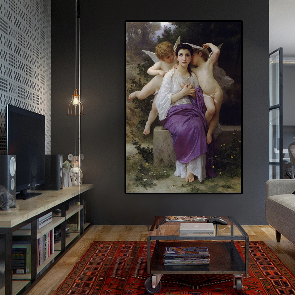 Фотообои с изображением Вильяма Адольфа буэро Песни весны | Дом и сад