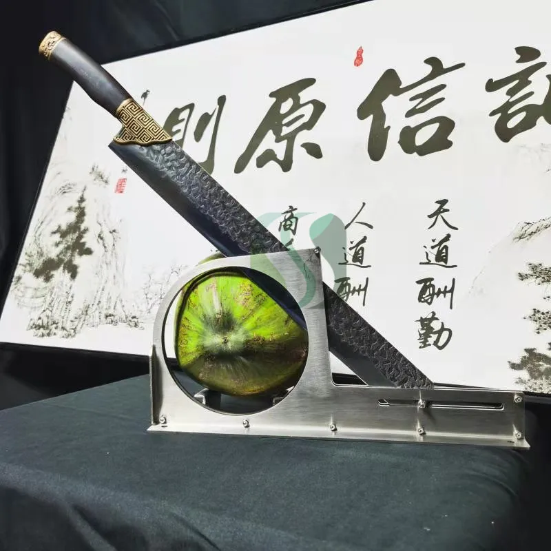 Нож кокосовый из нержавеющей стали коммерческий резец с очищенным кокосовым