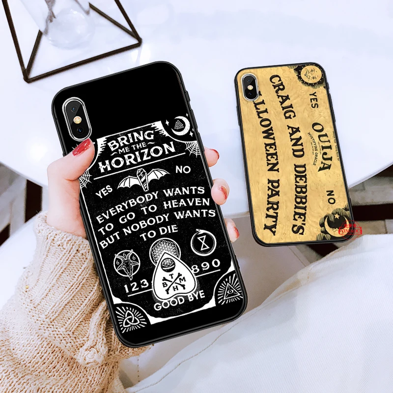 Ouija Board Luxury Coque Silicone Case for iPhone 5 5S 6 6S Plus 7 8 11 Pro X XS Max XR |