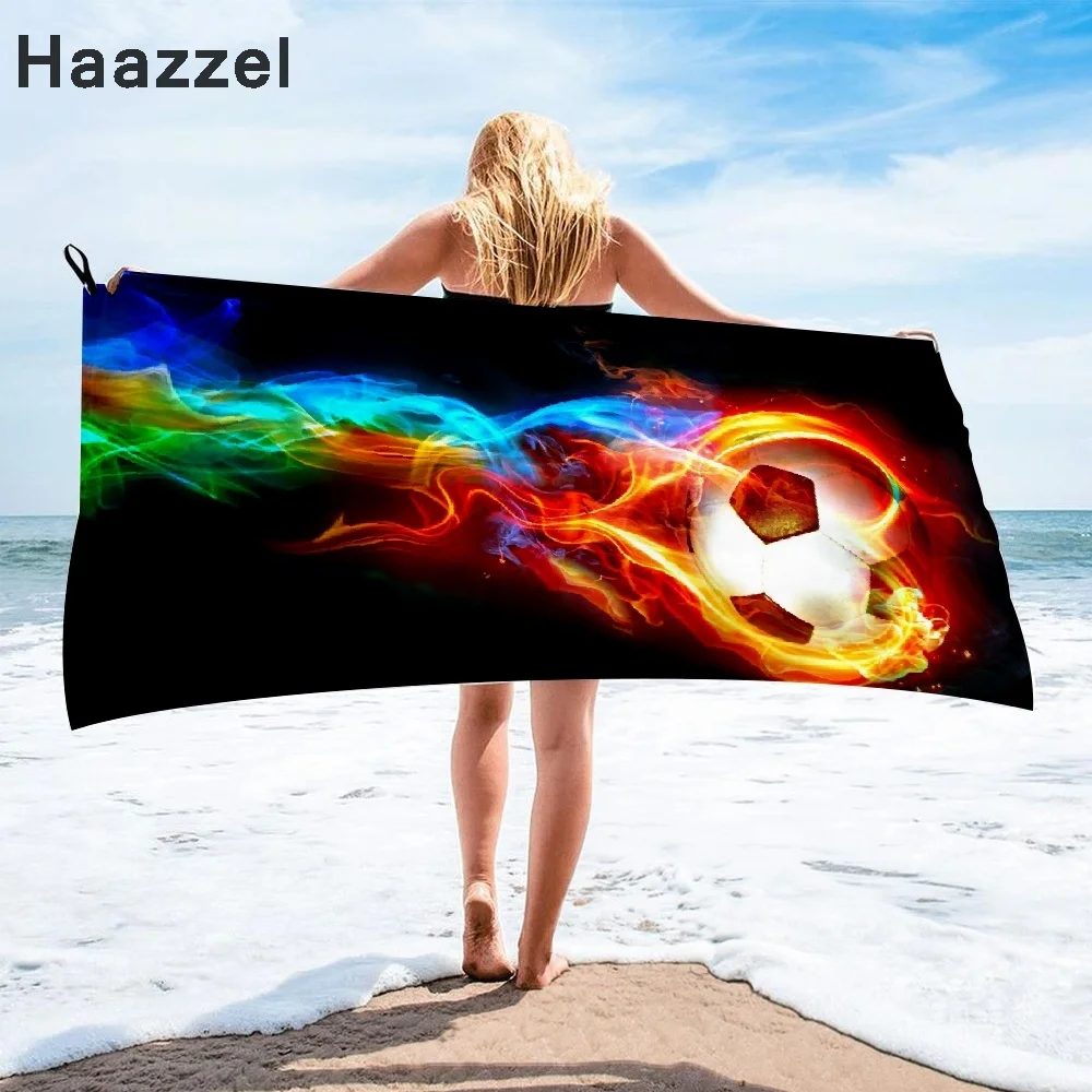 Банное полотенце из микрофибры с принтом | Спорт и развлечения