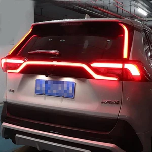 Through lamp for toyota 2020 RAV4 through tail lamp refitting led warning brake water steering tail light accessories Water lamp