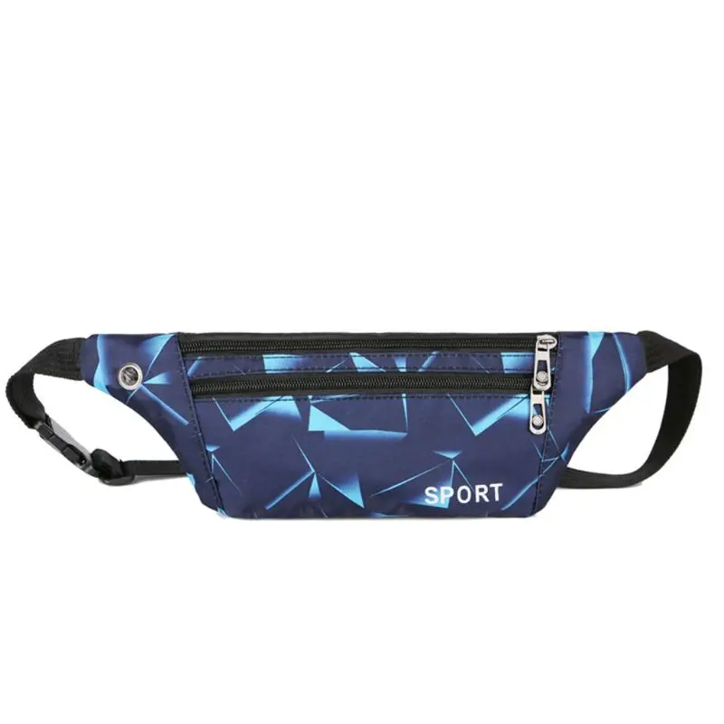

Fashion Women Girls Travel Hip Bum Sport Shoulder Bags Waist Fanny Pack Belt Bag Phone Pouch Purse With Earphone Cable Hole