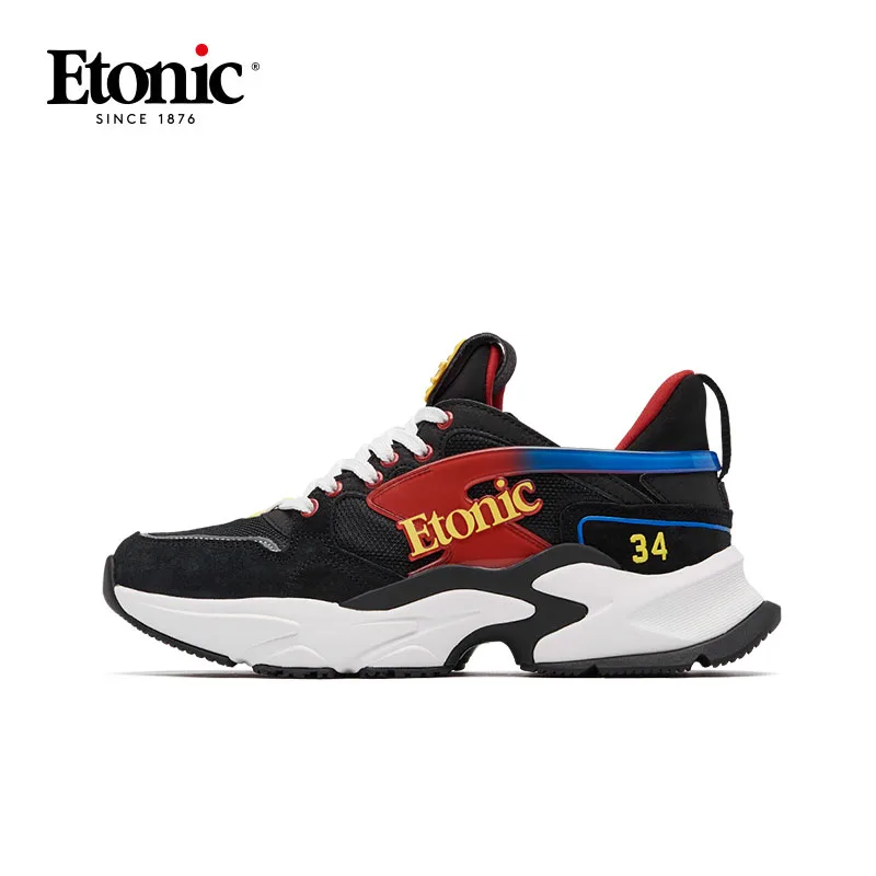 ETONIC Новый папа кроссовки для мужчин дышащая светильник на толстой подошве