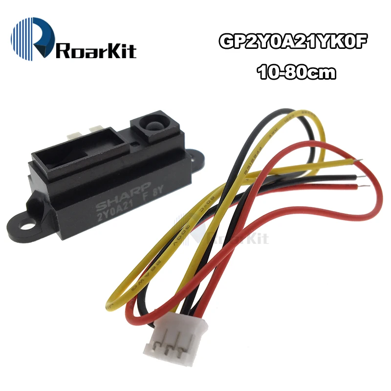 GP2Y0A21YK0F 10-80 см GP2Y0A02YK0F 20-150 см GP2Y0A41SK0F 0A41SK 4-30 см Инфракрасный датчик приближения Сенсор IR аналоговая расстояние Сенсор