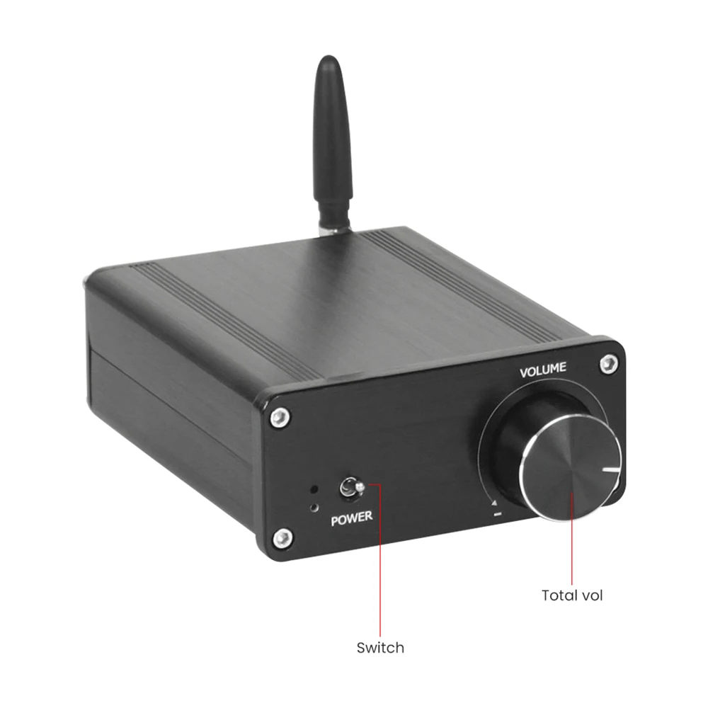 AIYIMA Bluetooth 5 0 Mini HIFI TDA7498 стерео 2 каналов 100 Вт * высокомощный цифровой усилитель