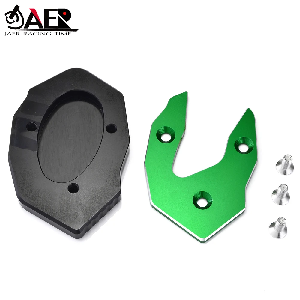 JAER Moto rcycle CNC Kickstand подножка боковая подставка удлинитель опорная пластина для