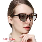 Уличные фотохромные оптические очки для близорукости прозрачные женские ретро очки кошачий глаз по рецепту от 0 до-6,0 очки для близорукости FML