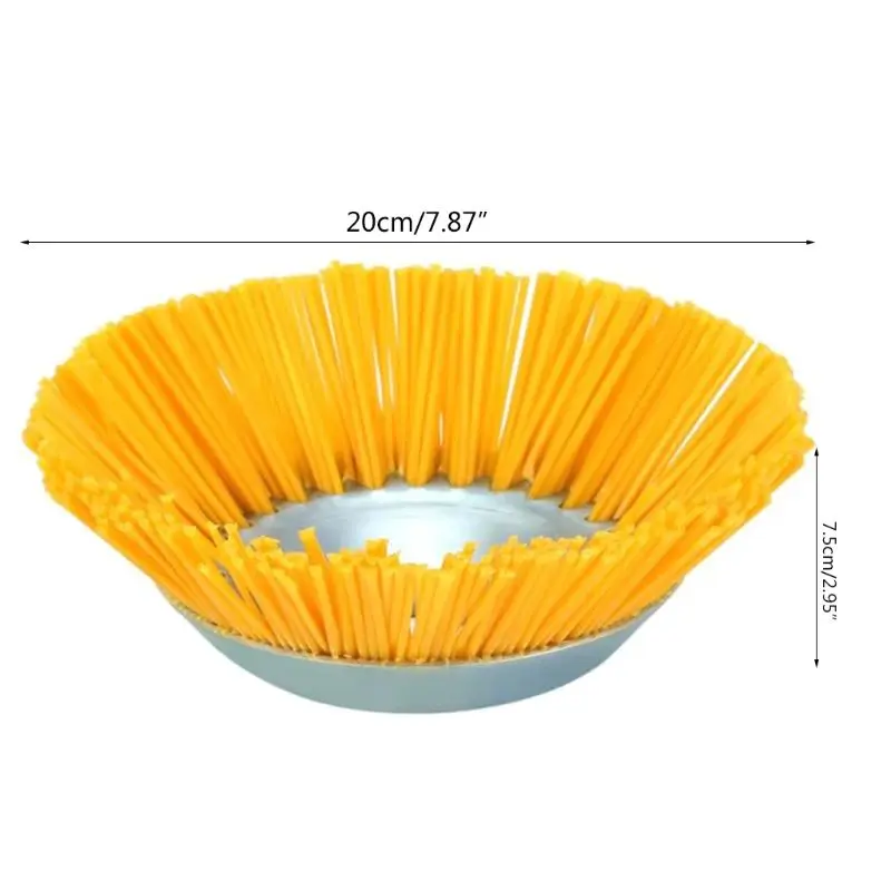 8 Inch Steel Nylon Wire Grass Trimmer Head Wheel Lawn Mower Cutter Garden Tool