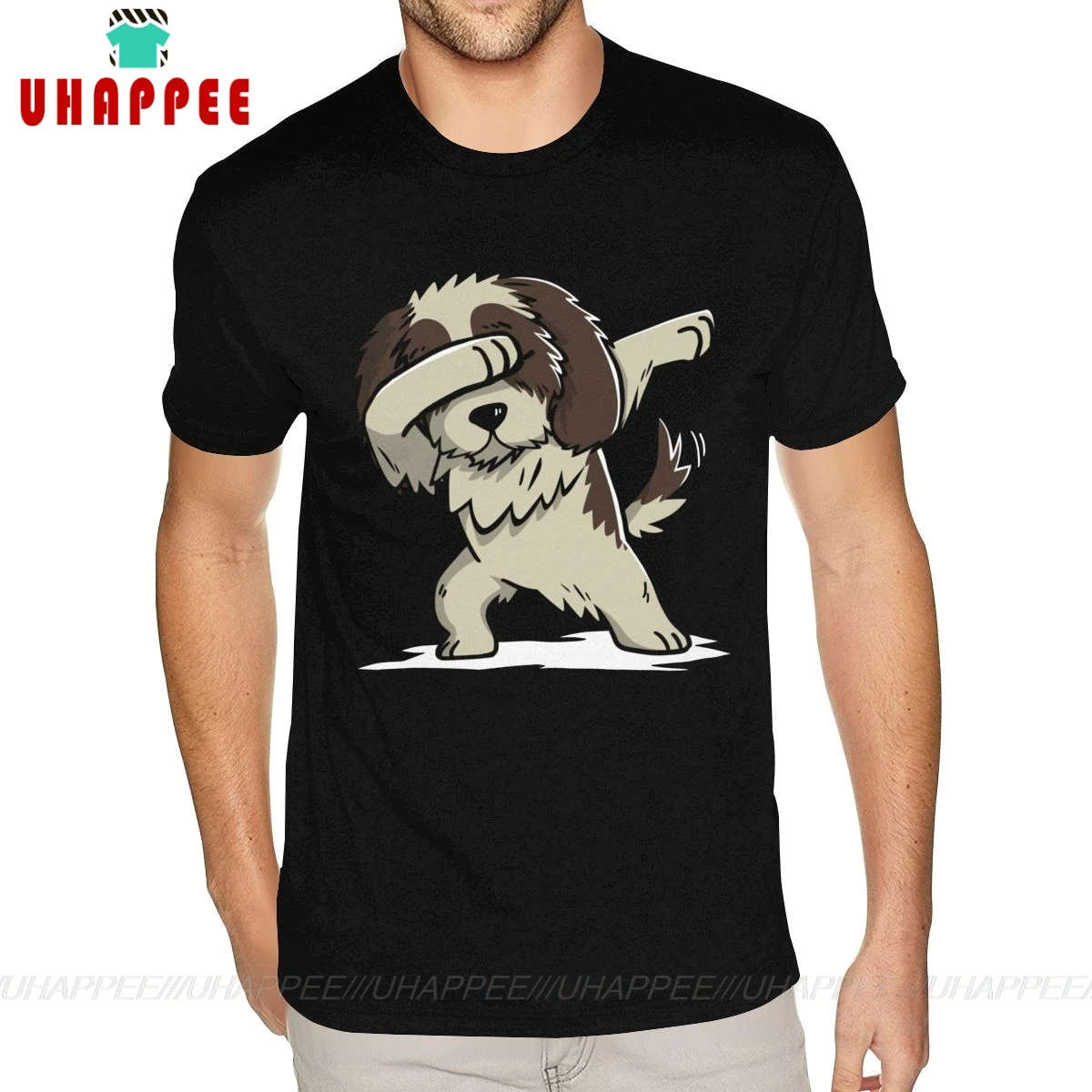 Забавные футболки Dabbing Shih Tzu 6xl мужские Make Your Own | Мужская одежда