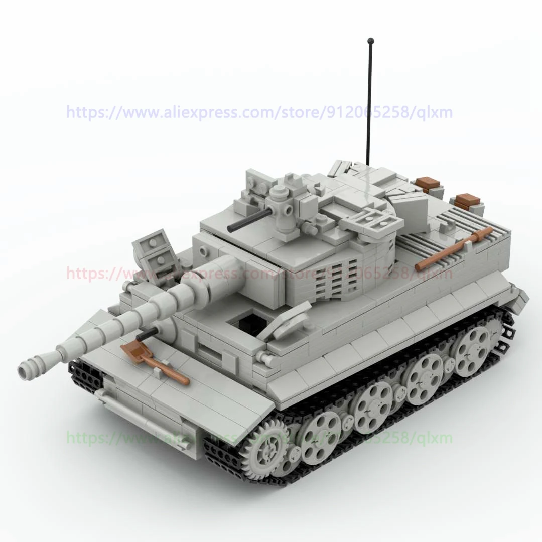 

Building Blocks Tiger I WW2 Military Tank Series Toy for Soldier Figures Weapon Bricks Children Boy Birthday Toys Gift 978pcs